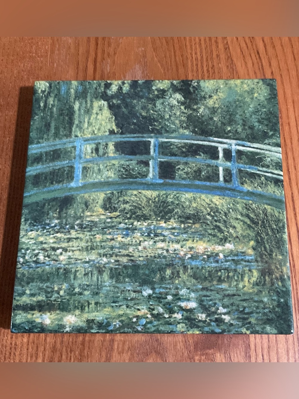 NATIONAL GALLERY MONET JAPANESE Water Lilly Pond Trivet